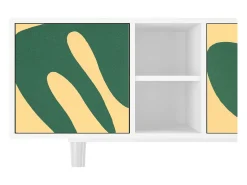 Móvel De Tv* Mueble de TV - 150х69х41 cm - T5 - Constellations by Arp, Branco Bege