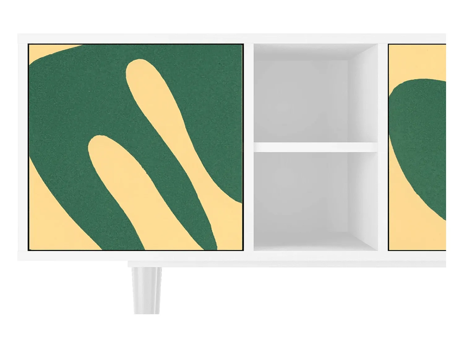 Móvel De Tv* Mueble de TV - 150х69х41 cm - T5 - Constellations by Arp, Branco Bege