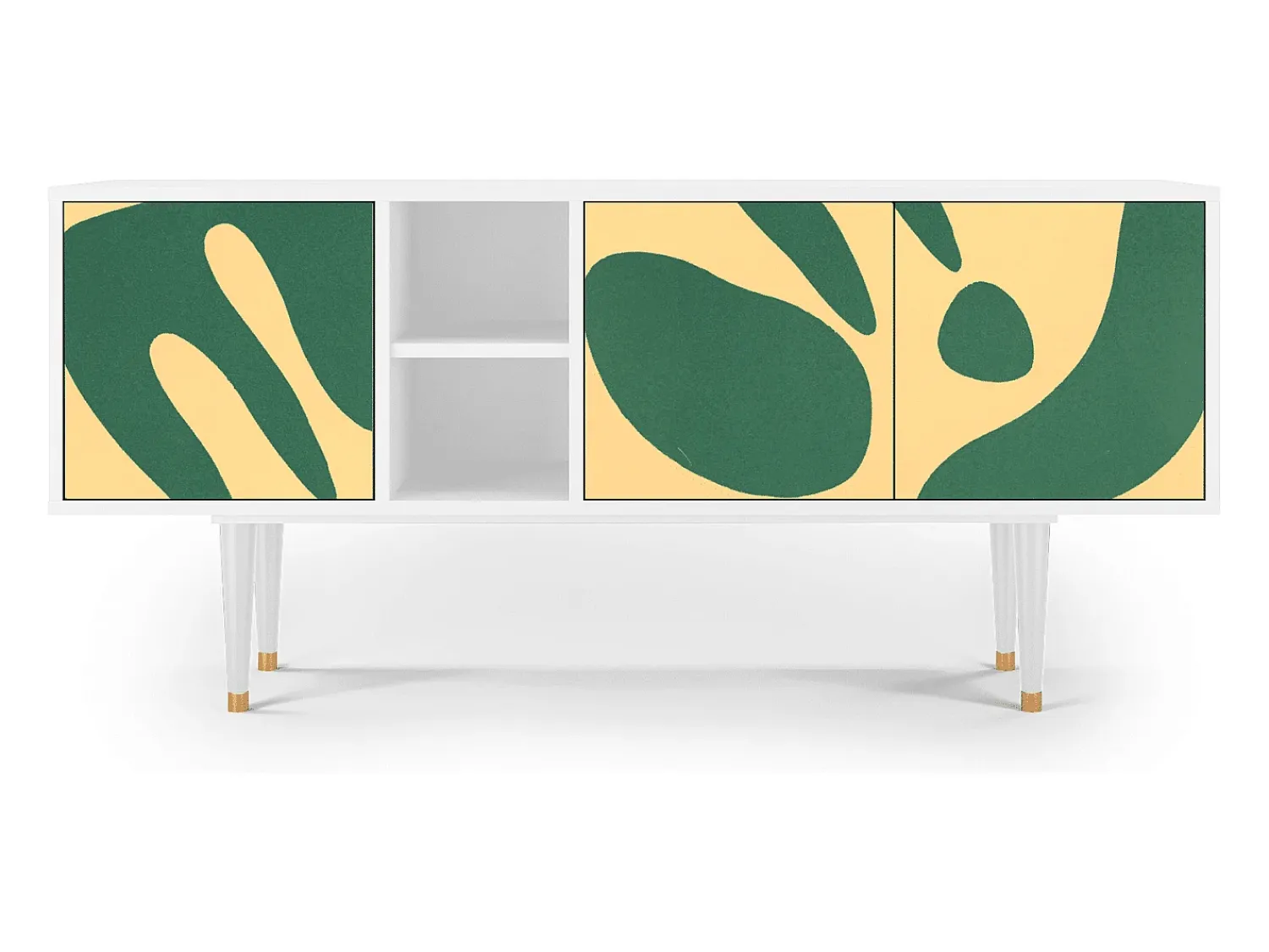 Móvel De Tv* Mueble de TV - 150х69х41 cm - T5 - Constellations by Arp, Branco Bege