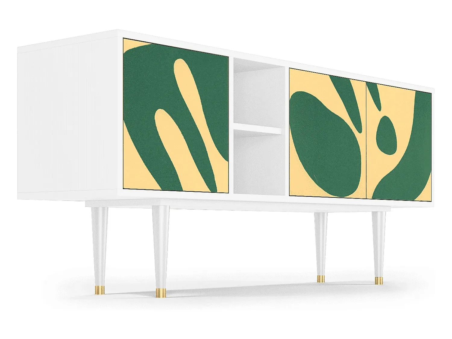 Móvel De Tv* Mueble de TV - 150х69х41 cm - T5 - Constellations by Arp, Branco Bege
