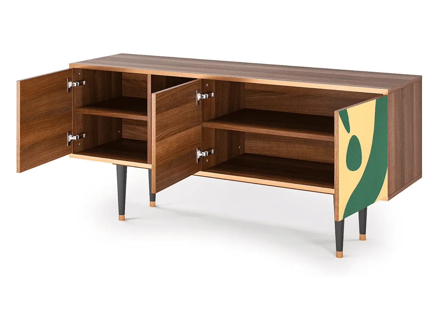 Móvel De Tv| Mueble de TV - 150х69х41 cm - T5 - Constellations by Arp, Nogueira Castanho