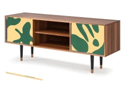 Móvel De Tv* Mueble de TV - 170х69х48 cm - T2 - Constellations by Arp, Nogueira Castanho