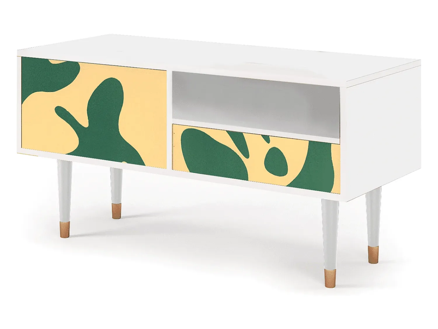 Móvel De Tv| Mueble de TV - 115х59х48 cm - T3 - Constellations by Arp, Branco Bege