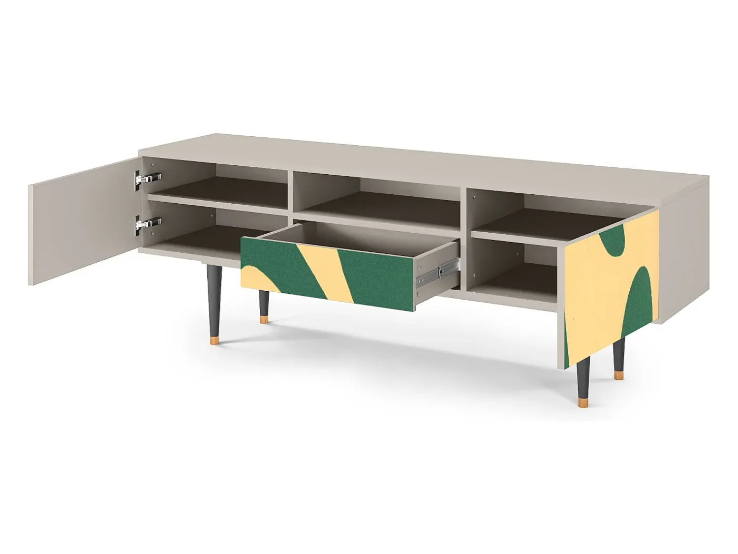 Móvel De Tv| Mueble de TV - 170х59х41 cm - T6 - Constellations by Arp, Areia Bege