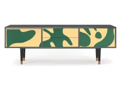 Móvel De Tv* Mueble de TV - 170х59х48 cm - T4 - Constellations by Arp, Antracite Cinza antracite
