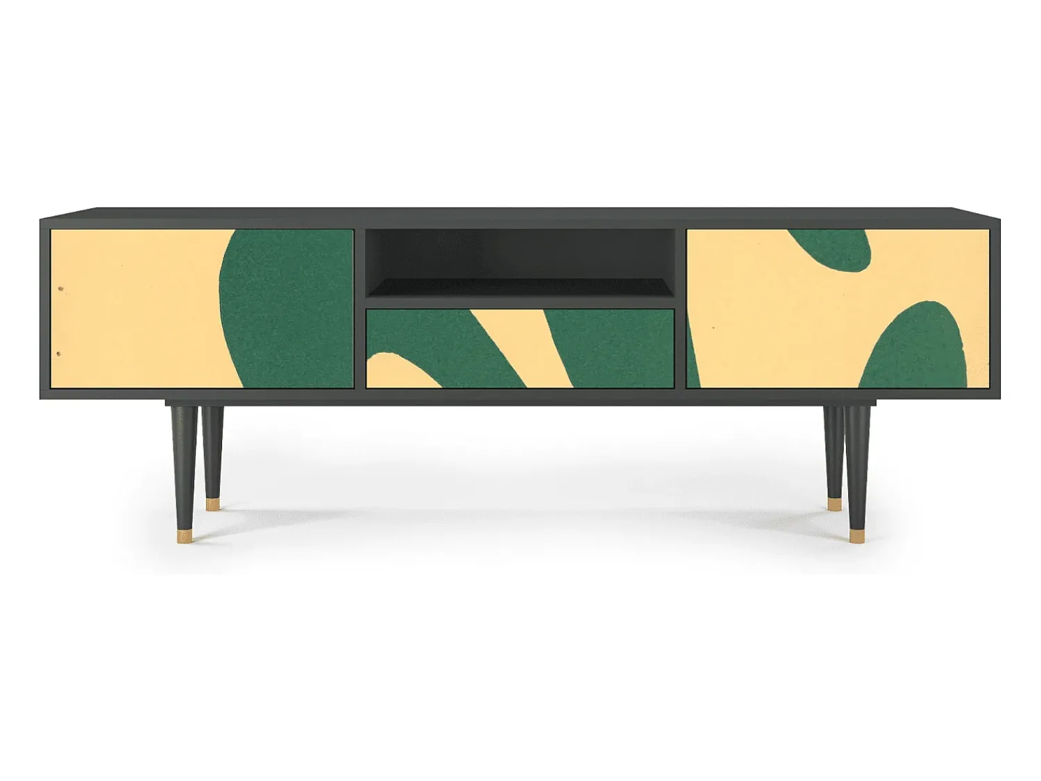 Móvel De Tv| Mueble de TV - 170х59х41 cm - T6 - Constellations by Arp, Antracite Cinza antracite