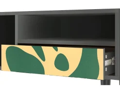 Móvel De Tv* Mueble de TV - 115х59х48 cm - T3 - Constellations by Arp, Antracite Cinza antracite