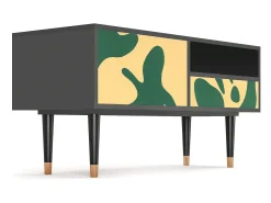 Móvel De Tv* Mueble de TV - 115х59х48 cm - T3 - Constellations by Arp, Antracite Cinza antracite