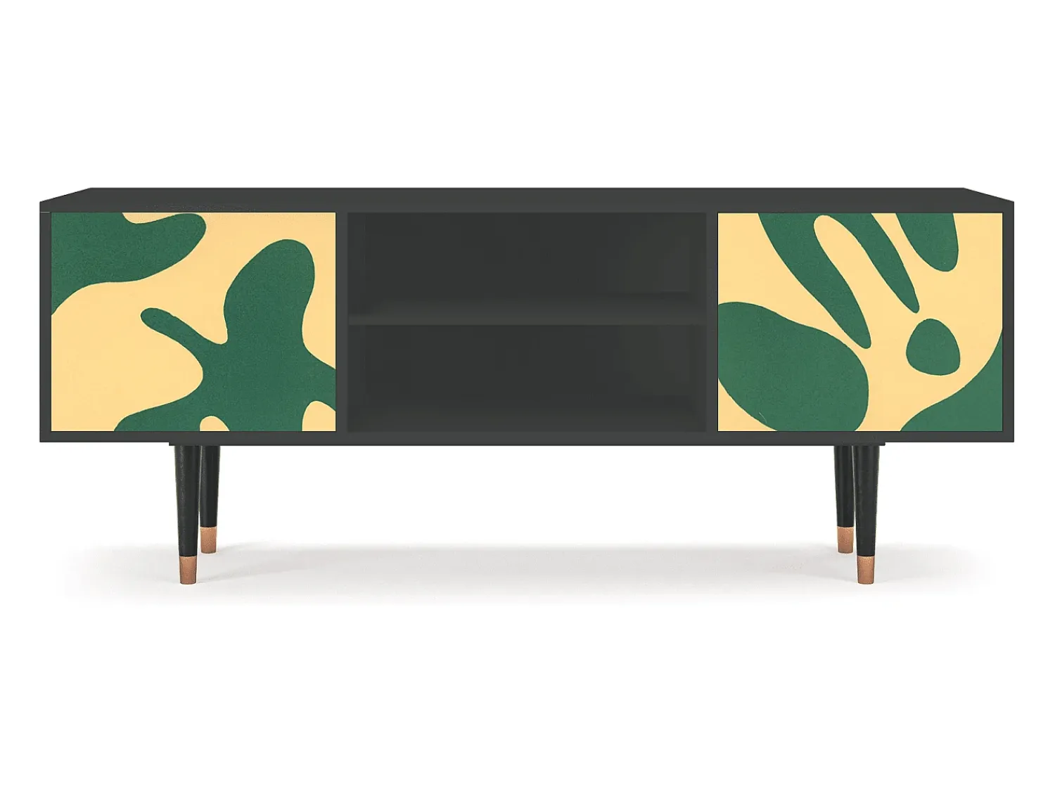 Móvel De Tv* Mueble de TV - 170х69х48 cm - T2 - Constellations by Arp, Antracite Cinza antracite