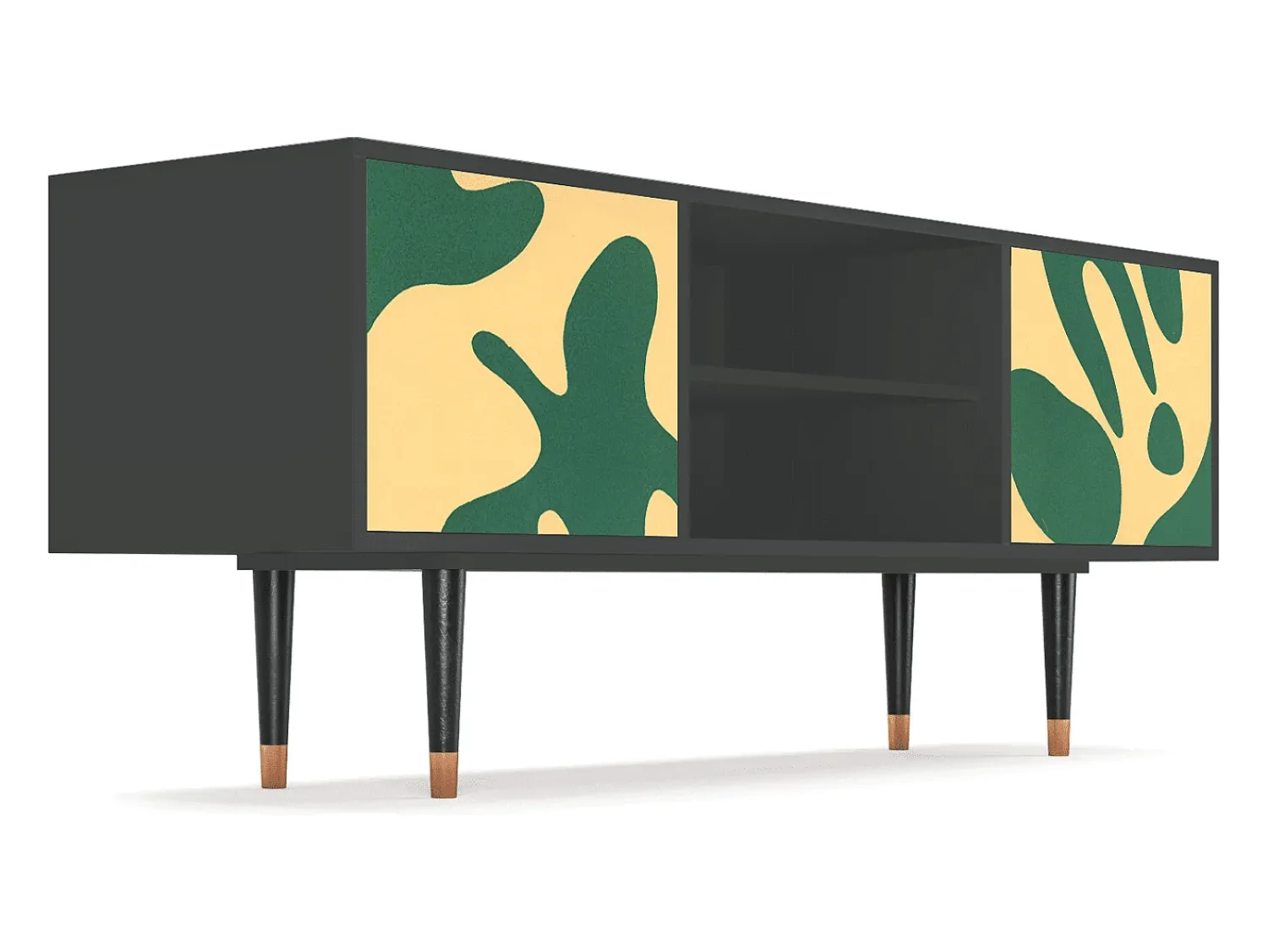 Móvel De Tv* Mueble de TV - 170х69х48 cm - T2 - Constellations by Arp, Antracite Cinza antracite