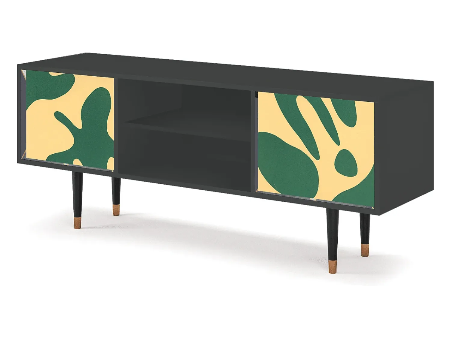 Móvel De Tv* Mueble de TV - 170х69х48 cm - T2 - Constellations by Arp, Antracite Cinza antracite