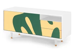 Móvel De Tv| Mueble de TV - 125х56х41 cm - T7 - Constellations by Arp, Branco Bege