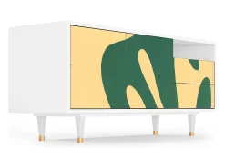 Móvel De Tv| Mueble de TV - 125х56х41 cm - T7 - Constellations by Arp, Branco Bege