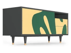 Móvel De Tv| Mueble de TV - 125х56х41 cm - T7 - Constellations by Arp, Antracite Cinza antracite