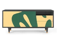 Móvel De Tv| Mueble de TV - 125х56х41 cm - T7 - Constellations by Arp, Antracite Cinza antracite