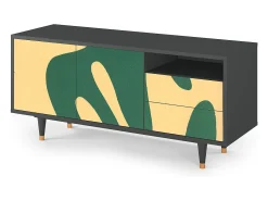 Móvel De Tv| Mueble de TV - 125х56х41 cm - T7 - Constellations by Arp, Antracite Cinza antracite