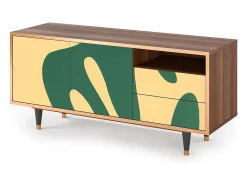 Móvel De Tv* Mueble de TV - 125х56х41 cm - T7 - Constellations by Arp, Nogueira Castanho