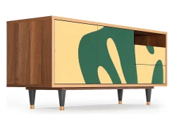 Móvel De Tv* Mueble de TV - 125х56х41 cm - T7 - Constellations by Arp, Nogueira Castanho