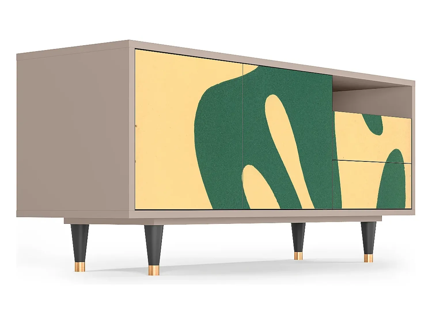 Online Mueble de TV - 125х56х41 cm - T7 - Constellations by Arp, Latte Bege