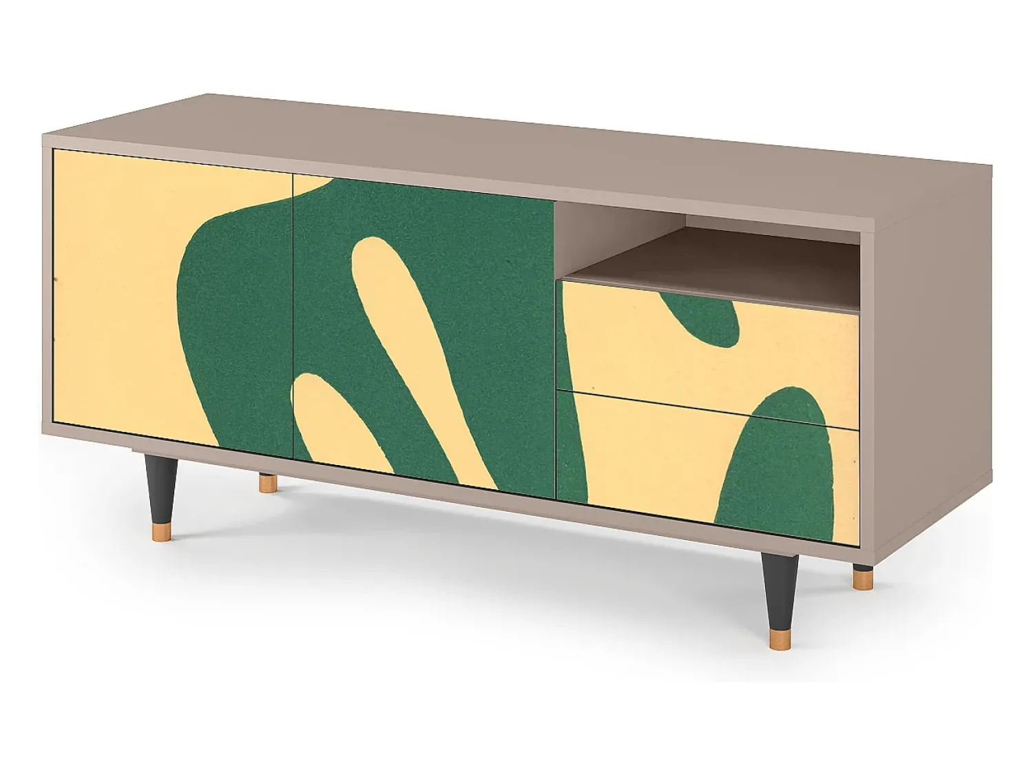 Online Mueble de TV - 125х56х41 cm - T7 - Constellations by Arp, Latte Bege