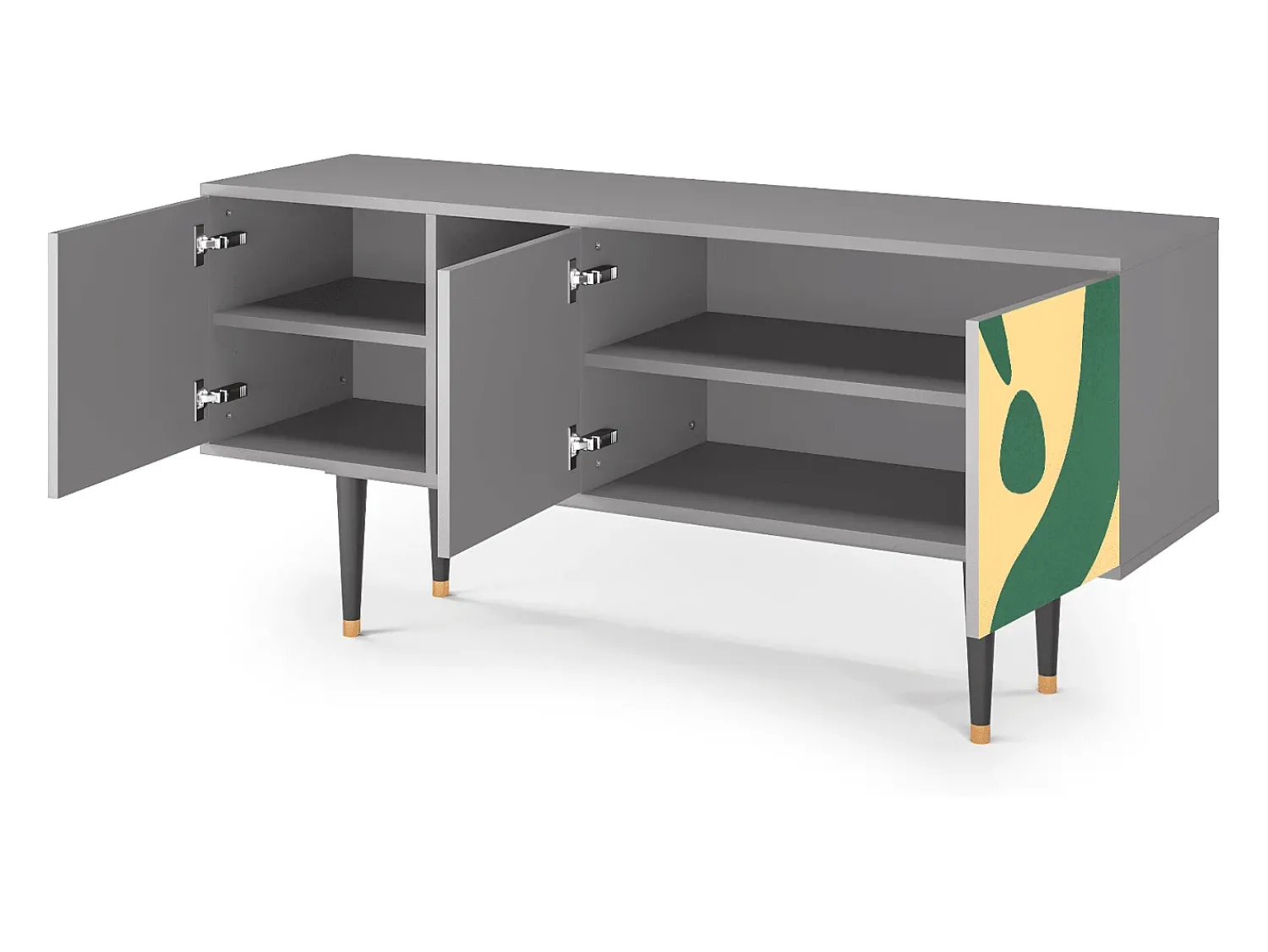 Mueble de TV - 150х69х41 cm - T5 - Constellations by Arp, Cinza^ Móvel De Tv