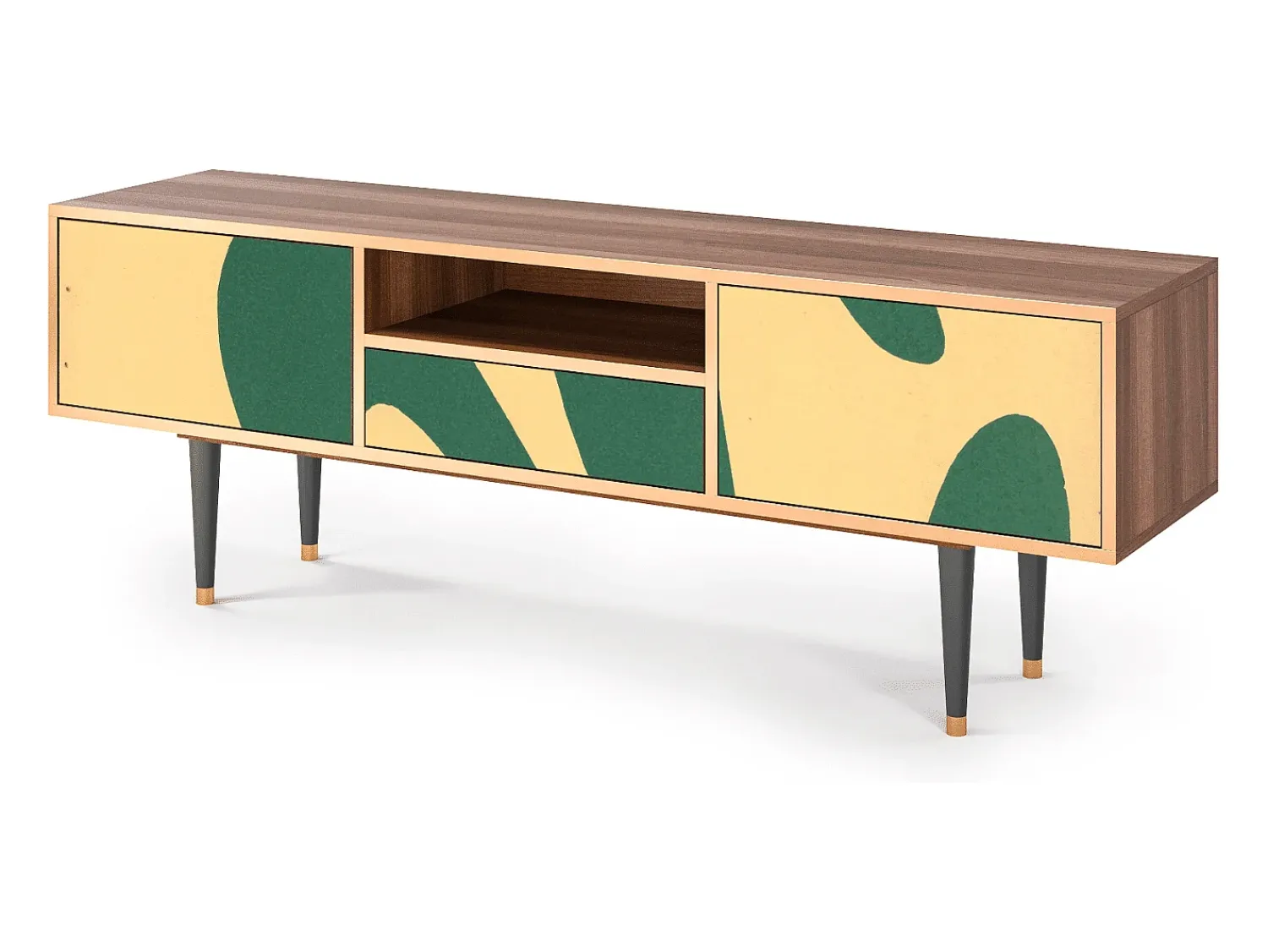 Móvel De Tv* Mueble de TV - 170х59х41 cm - T6 - Constellations by Arp, Nogueira Castanho