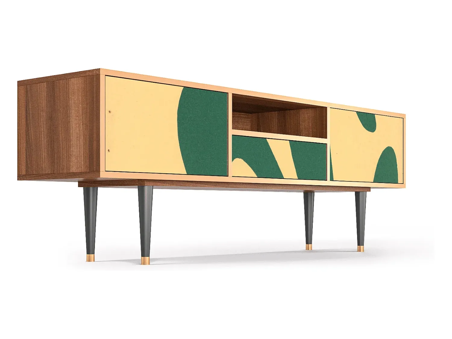 Móvel De Tv* Mueble de TV - 170х59х41 cm - T6 - Constellations by Arp, Nogueira Castanho