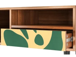 Clearance Mueble de TV - 115х59х48 cm - T3 - Constellations by Arp, Nogueira Castanho