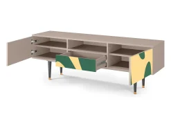 Móvel De Tv| Mueble de TV - 170х59х41 cm - T6 - Constellations by Arp, Latte Bege