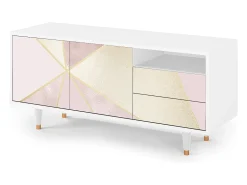 Mueble de TV - 125х56х41 cm - T7 - Cosmopolitan Diva, Branco^ Móvel De Tv