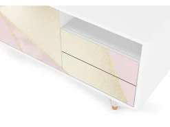 Mueble de TV - 125х56х41 cm - T7 - Cosmopolitan Diva, Branco^ Móvel De Tv