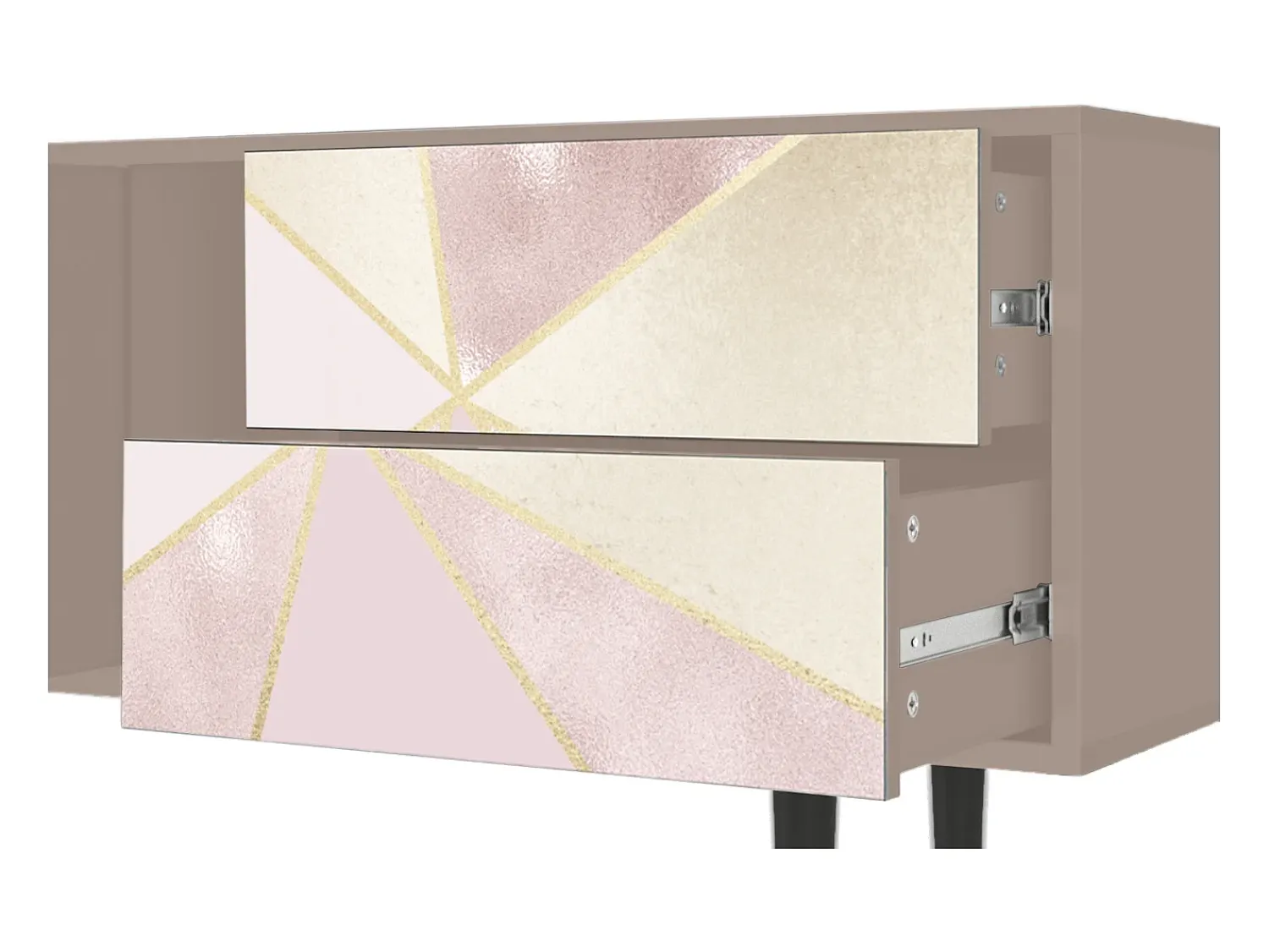 Discount Mueble de TV - 170х69х48 cm - T1 - Cosmopolitan Diva, Latte Bege