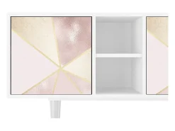 Mueble de TV - 150х69х41 cm - T5 - Cosmopolitan Diva, Branco^ Móvel De Tv