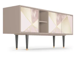 Móvel De Tv| Mueble de TV - 150х69х41 cm - T5 - Cosmopolitan Diva, Latte Bege