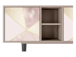 Móvel De Tv| Mueble de TV - 150х69х41 cm - T5 - Cosmopolitan Diva, Latte Bege
