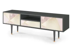 Móvel De Tv* Mueble de TV - 170х59х41 cm - T6 - Cosmopolitan Diva, Antracite Cinza antracite