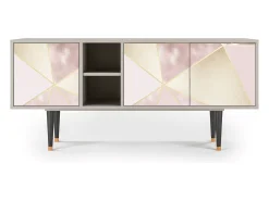 Móvel De Tv| Mueble de TV - 150х69х41 cm - T5 - Cosmopolitan Diva, Areia Bege