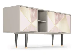 Móvel De Tv| Mueble de TV - 150х69х41 cm - T5 - Cosmopolitan Diva, Areia Bege