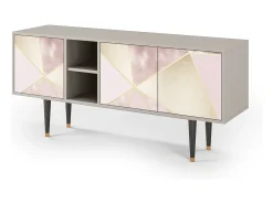 Móvel De Tv| Mueble de TV - 150х69х41 cm - T5 - Cosmopolitan Diva, Areia Bege