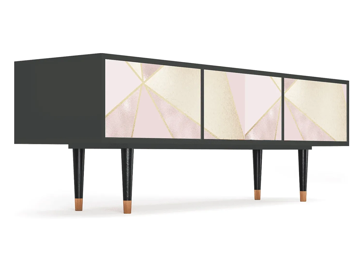 Móvel De Tv| Mueble de TV - 170х59х48 cm - T4 - Cosmopolitan Diva, Antracite Cinza antracite