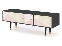 Móvel De Tv| Mueble de TV - 170х59х48 cm - T4 - Cosmopolitan Diva, Antracite Cinza antracite