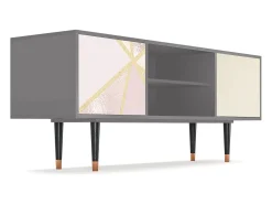 Outlet Mueble de TV - 170х69х48 cm - T2 - Cosmopolitan Diva, Cinza Cinzento