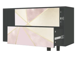 Móvel De Tv| Mueble de TV - 170х69х48 cm - T1 - Cosmopolitan Diva, Antracite Cinza antracite