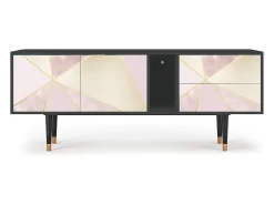 Móvel De Tv| Mueble de TV - 170х69х48 cm - T1 - Cosmopolitan Diva, Antracite Cinza antracite