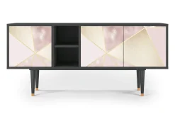 Móvel De Tv* Mueble de TV - 150х69х41 cm - T5 - Cosmopolitan Diva, Antracite Cinza antracite
