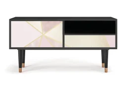 Clearance Mueble de TV - 115х59х48 cm - T3 - Cosmopolitan Diva, Antracite Cinza antracite