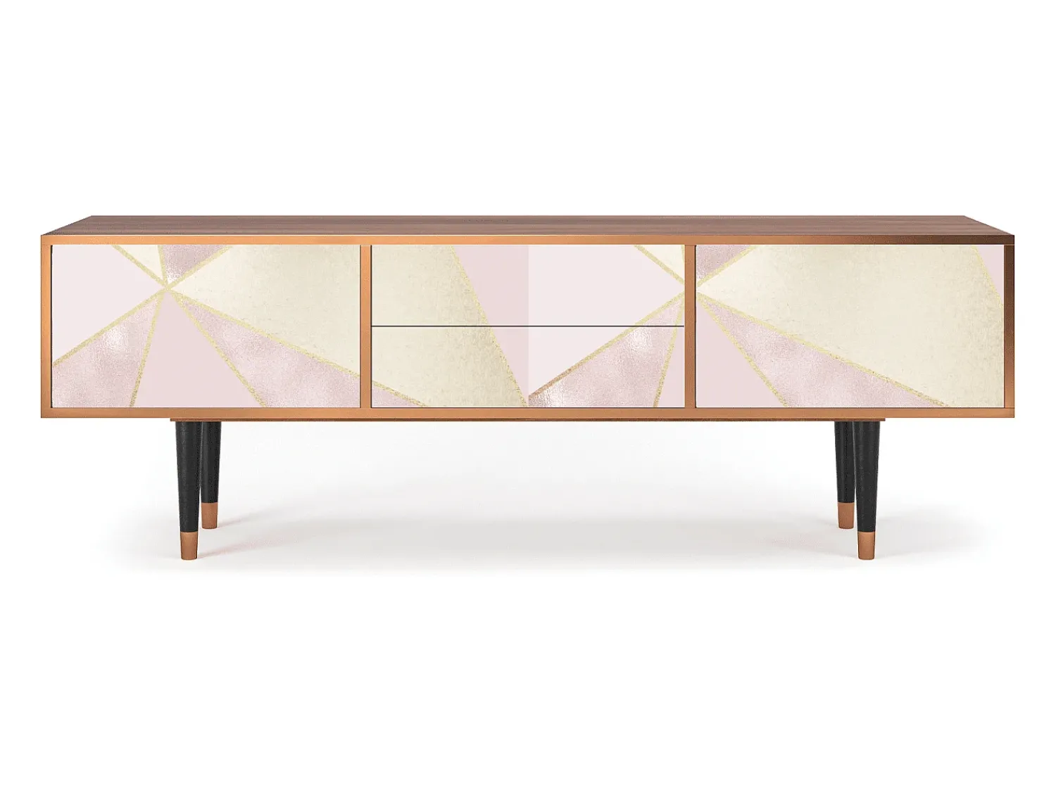 Mueble de TV - 170х59х48 cm - T4 - Cosmopolitan Diva, Nogueira^ Móvel De Tv