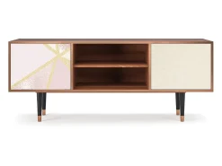 Mueble de TV - 170х69х48 cm - T2 - Cosmopolitan Diva, Nogueira^ Móvel De Tv