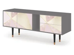 Mueble de TV - 170х69х48 cm - T1 - Cosmopolitan Diva, Cinza^ Móvel De Tv