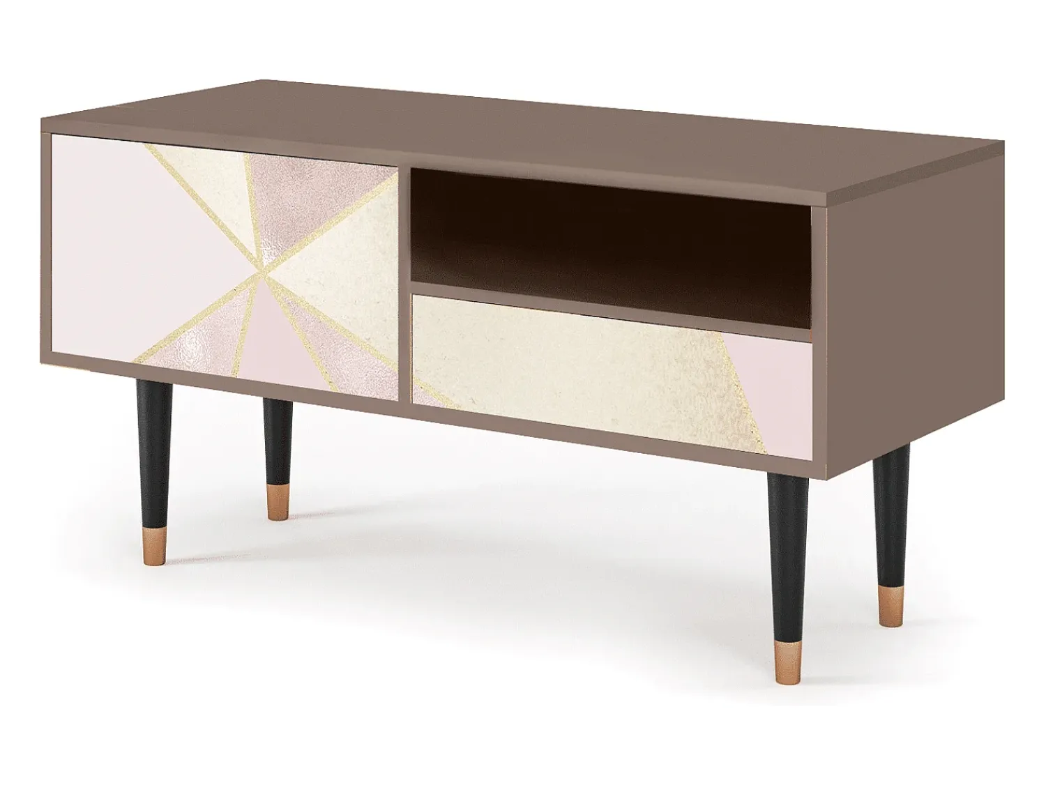 Mueble de TV - 115х59х48 cm - T3 - Cosmopolitan Diva, Latte^ Móvel De Tv